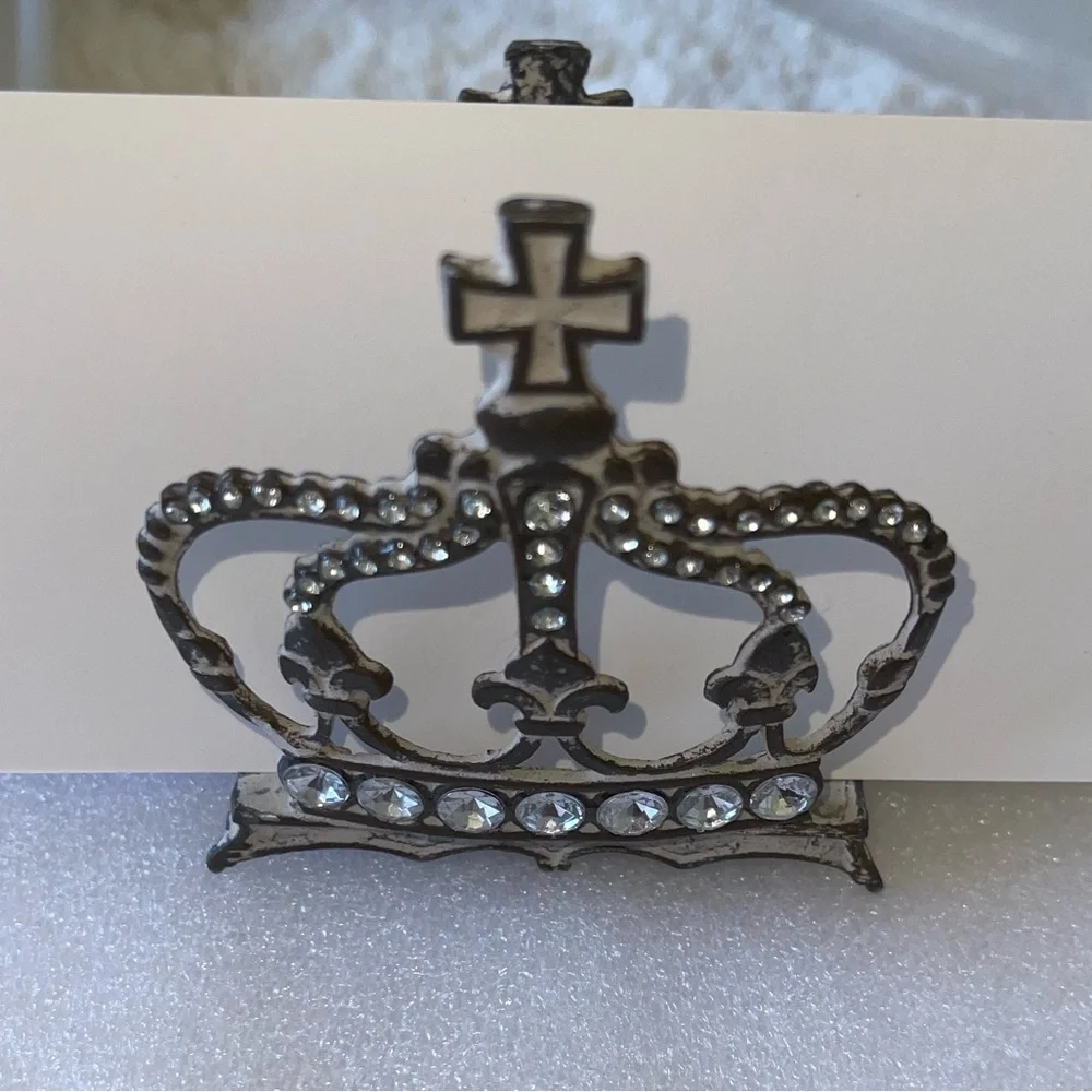 Crown Notecard Holder Embellished - Picture 1 of 12